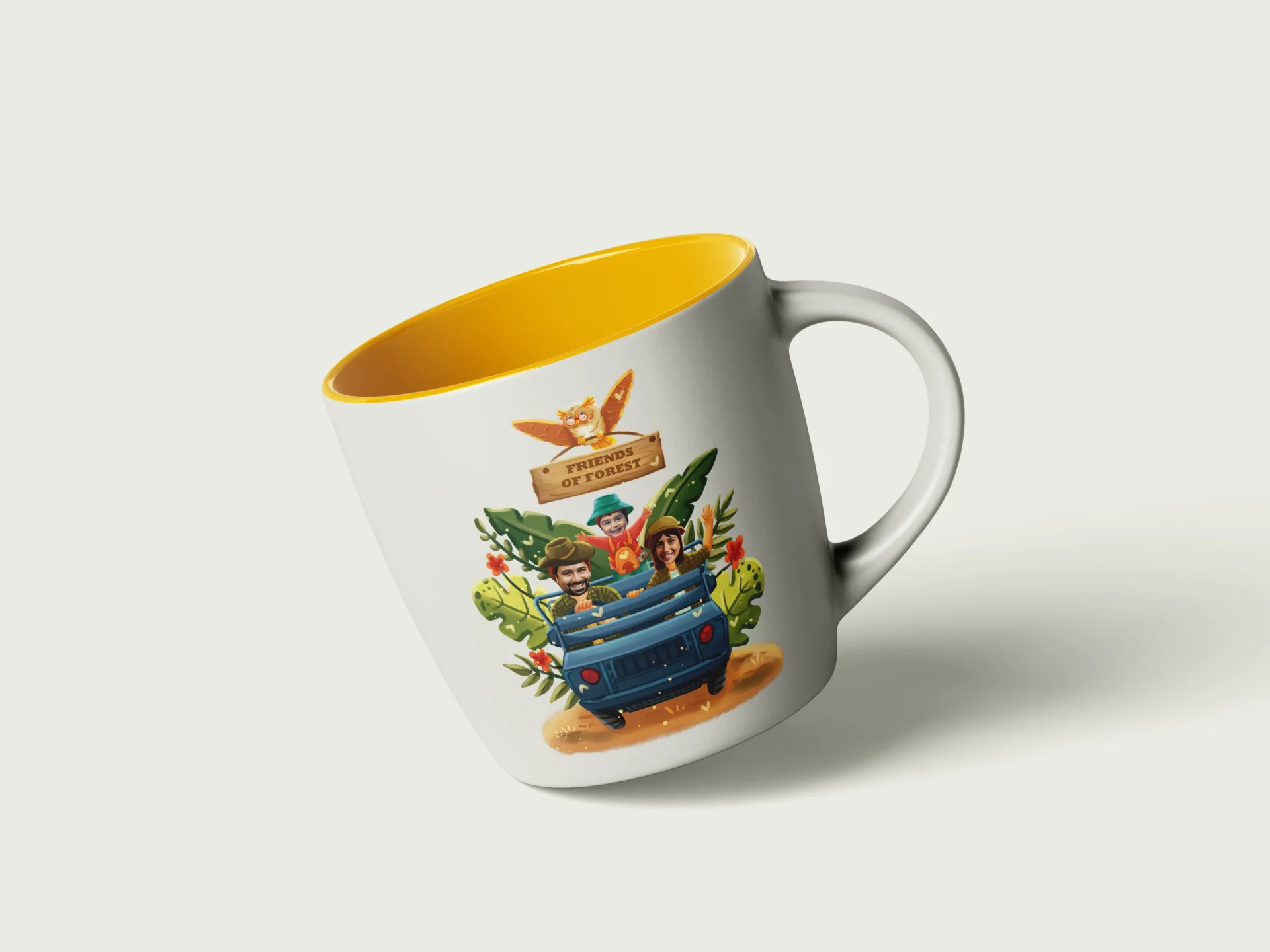 Friends of Forest- Personalized Mug by Wandernest Tales