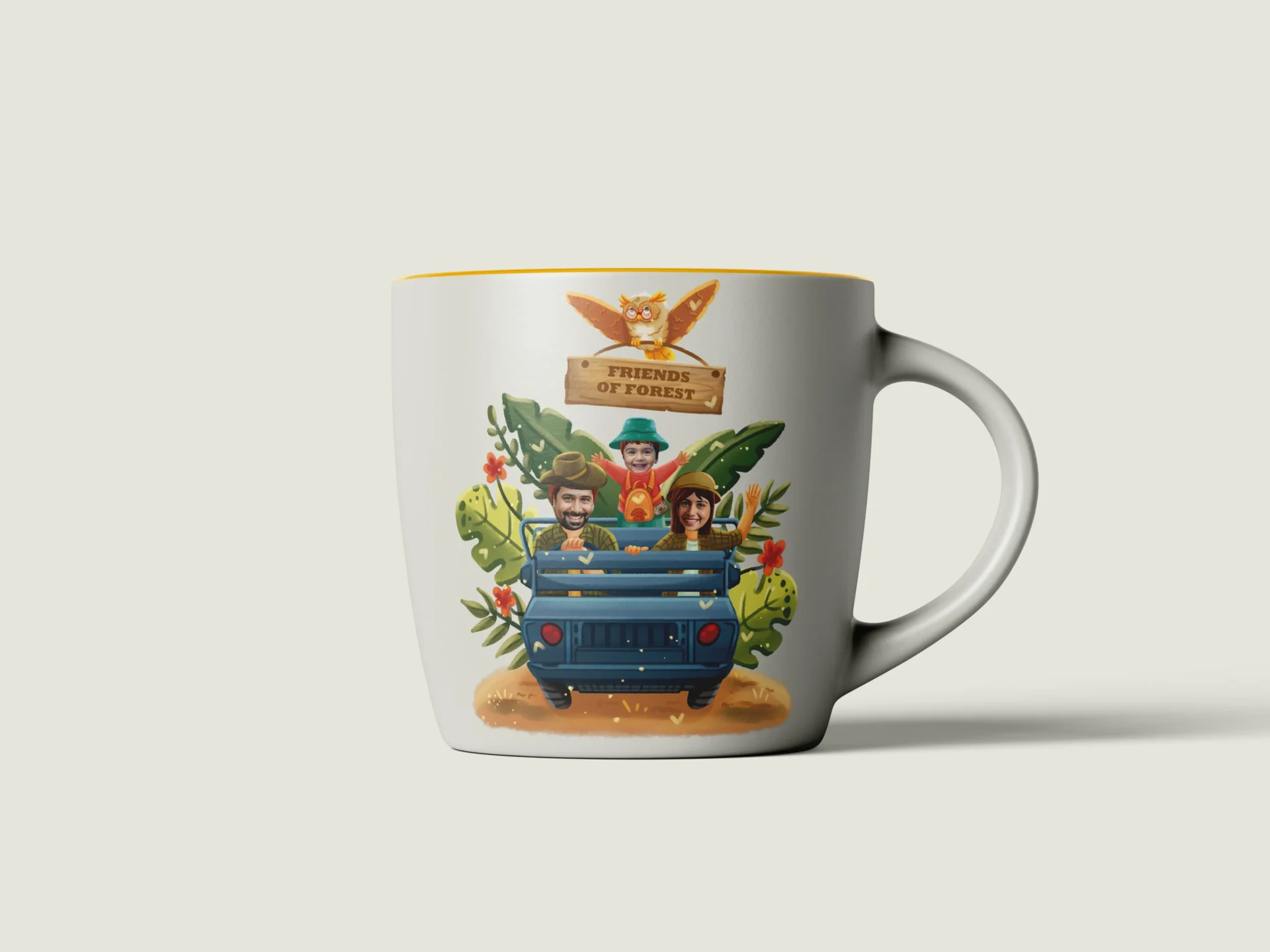 Friends of Forest- Personalized Mug by Wandernest Tales
